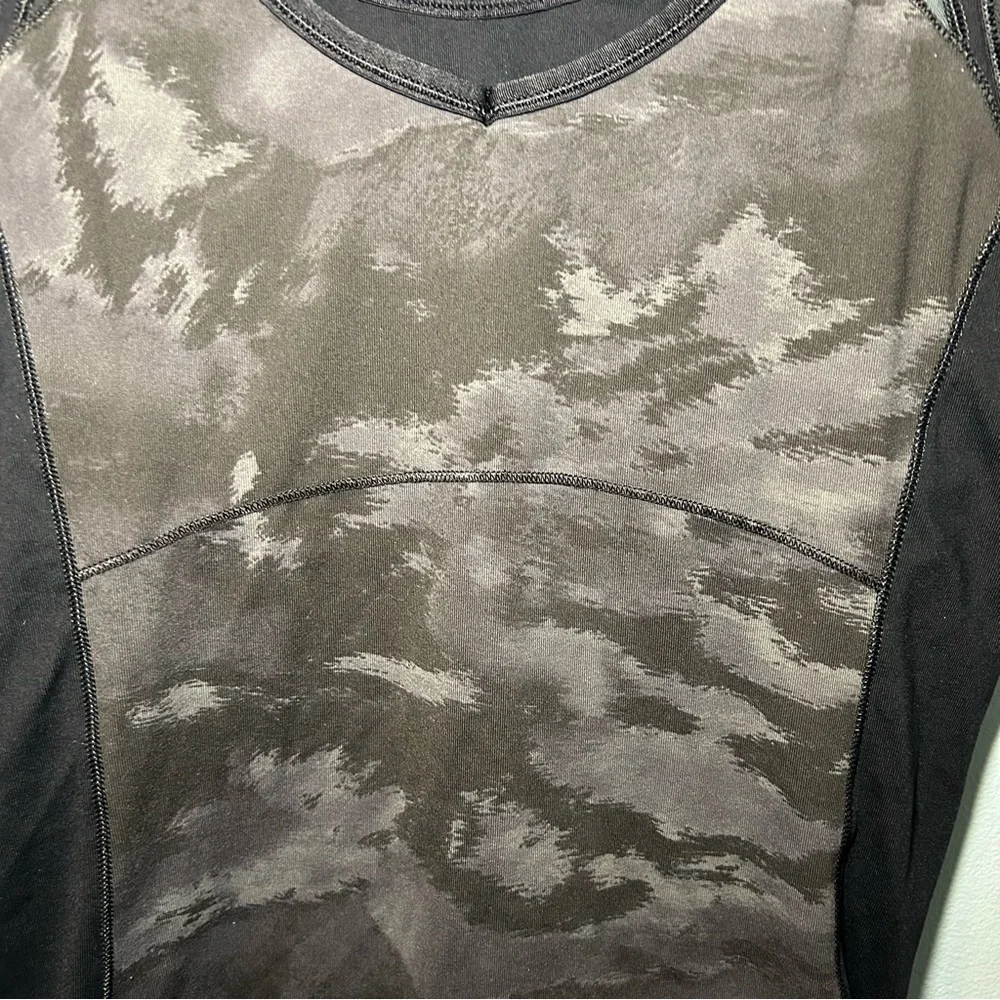Alo Yoga Black & Gray Camo Athletic Tank Top Size Small
